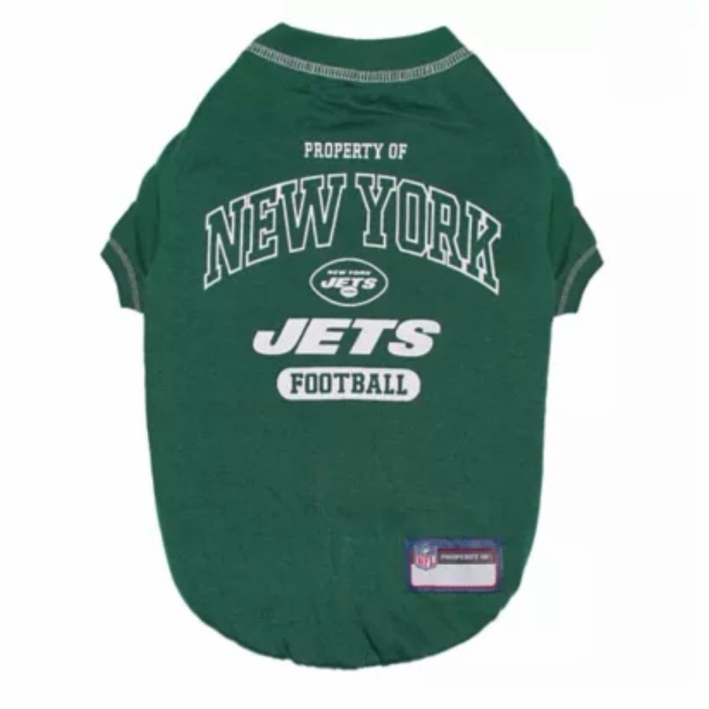 New York Jets Football Green Official NFL Team Tee Pet Wear Dogs Cats Sz Medium